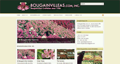 Desktop Screenshot of bougainvilleas.com